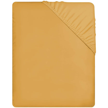 Fitted Sheet-Gold - Pamposh