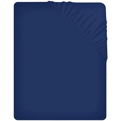 Fitted Sheet-Floral Blue Pamposh