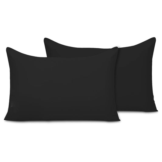 Microfiber Pillowcase-Black - Pamposh