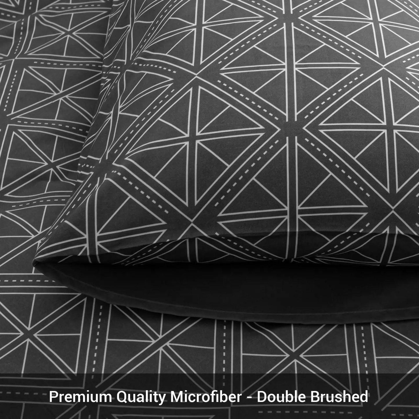 Pamposh Duvet Cover Set-Diamonds - Pamposh