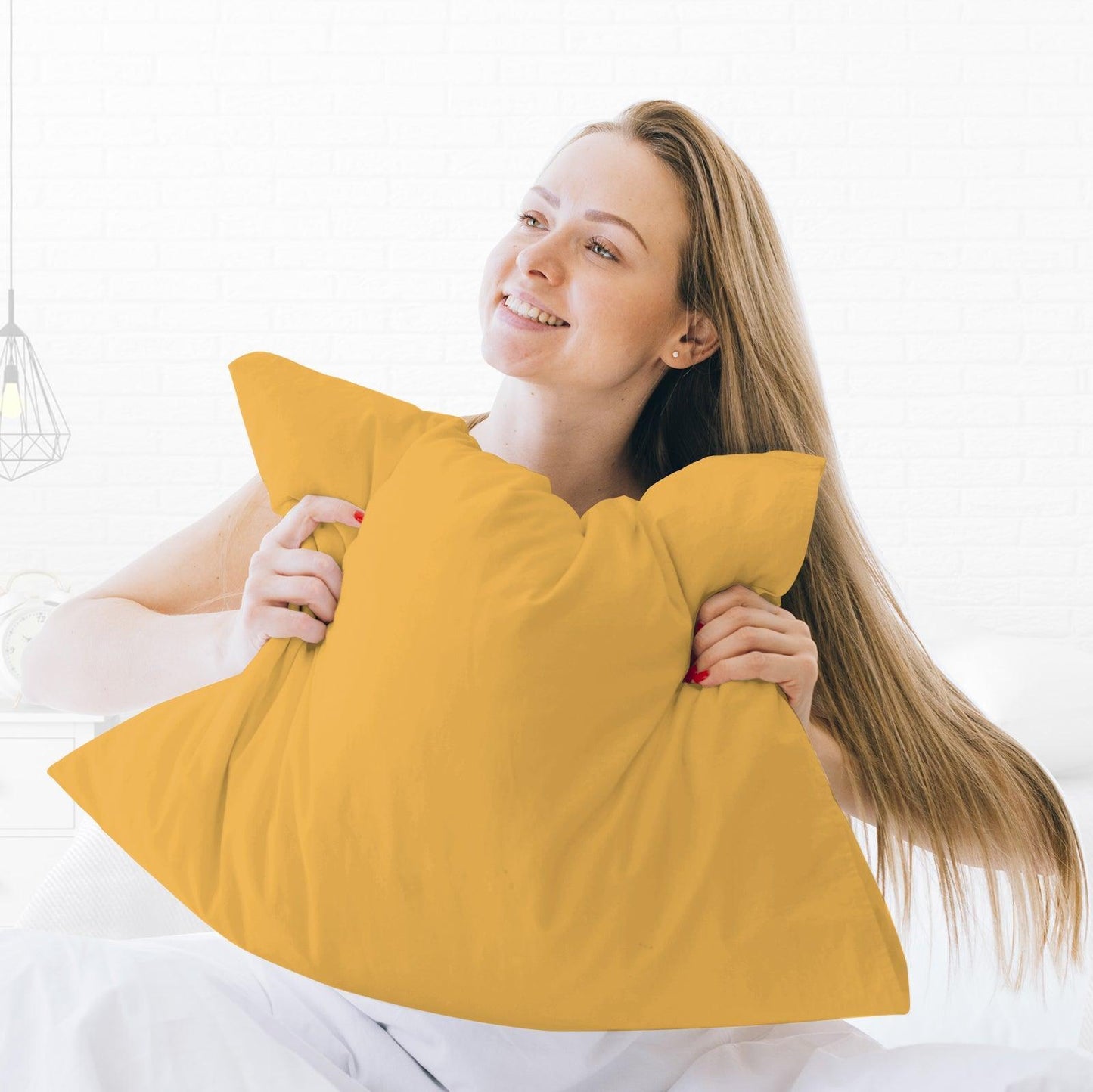 Microfiber Pillowcase-Gold - Pamposh