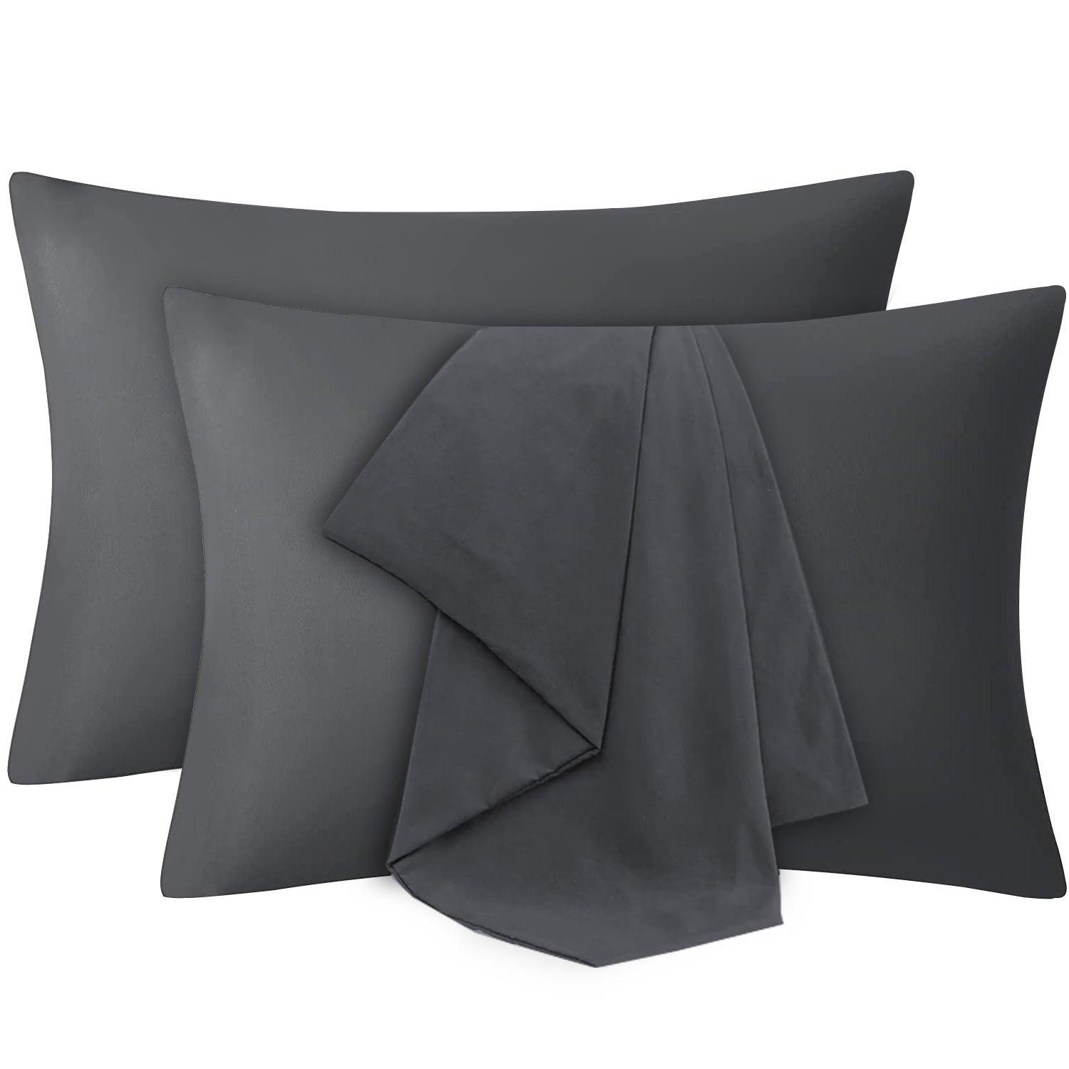 Microfiber Pillowcase Charcoal Pamposh