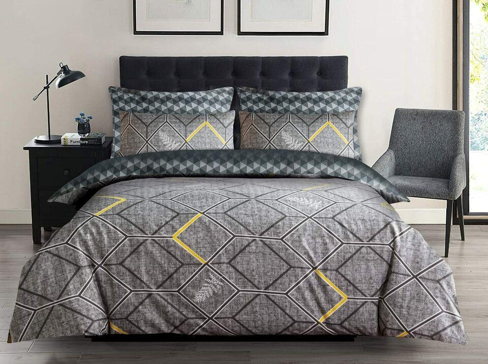 Lazzaro Duvet Cover Set-Chevron - Pamposh